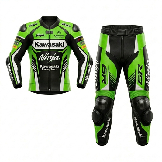 1.3mm Cowhide Leather Motorcycle Racing Suit – CE Armor