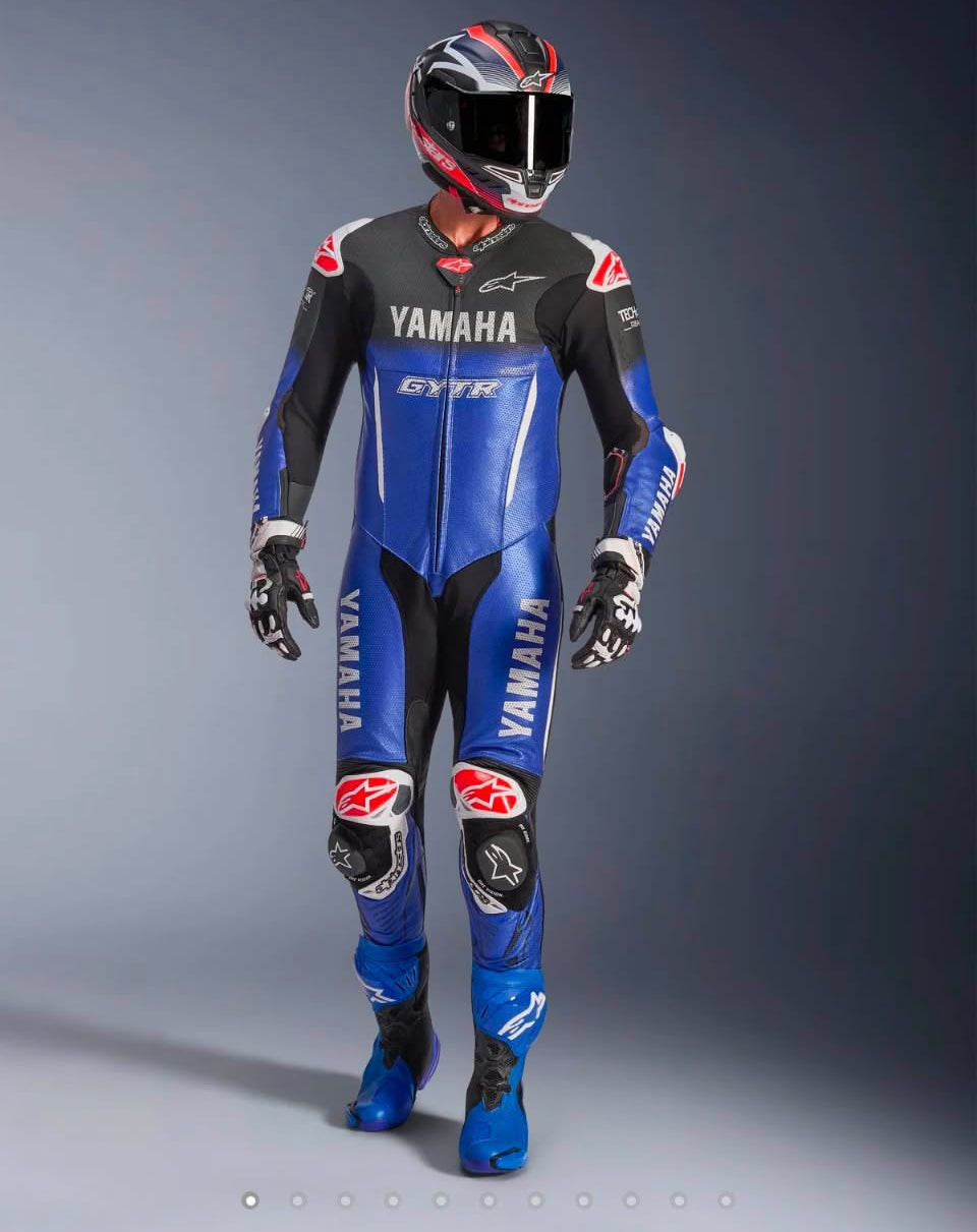 Full Body Cowhide Leather Racing Suit – Motorcycle Track Suit