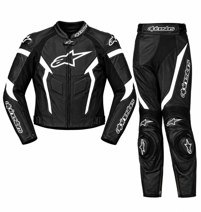 1.3mm Genuine Leather Motorbike Racing Suit – Protective Gear