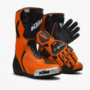 Premium Motorbike Racing Boots & Gloves – Riding Set