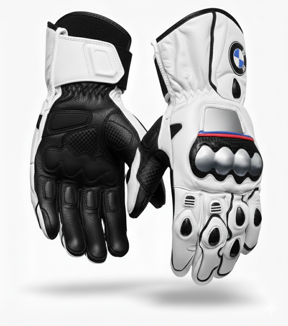 Premium Leather Motorcycle Racing Gloves