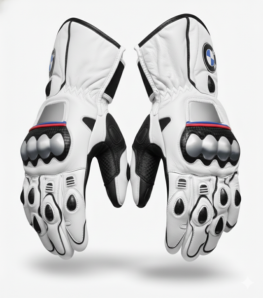 Premium Leather Motorcycle Racing Gloves