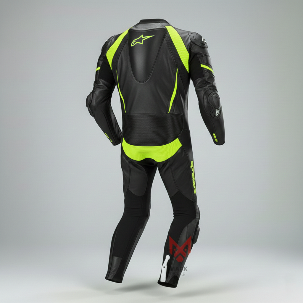 1.3mm Genuine Leather Motorbike Racing Suit – Protective Gear