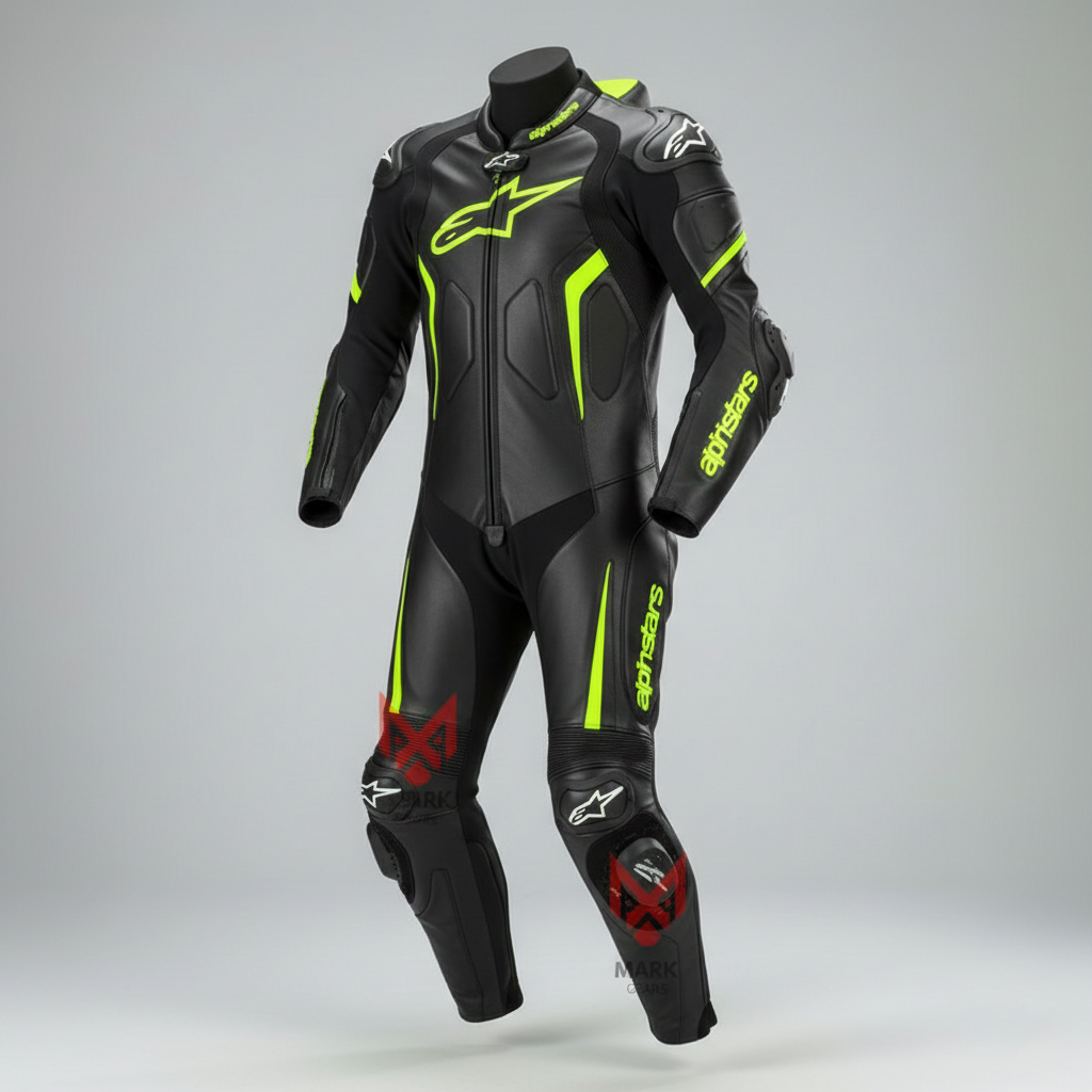 1.3mm Genuine Leather Motorbike Racing Suit – Protective Gear