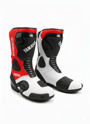 Men’s Motorcycle Leather Racing Boots – Protective Shoes