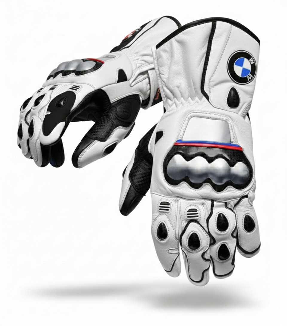 Premium Leather Motorcycle Racing Gloves