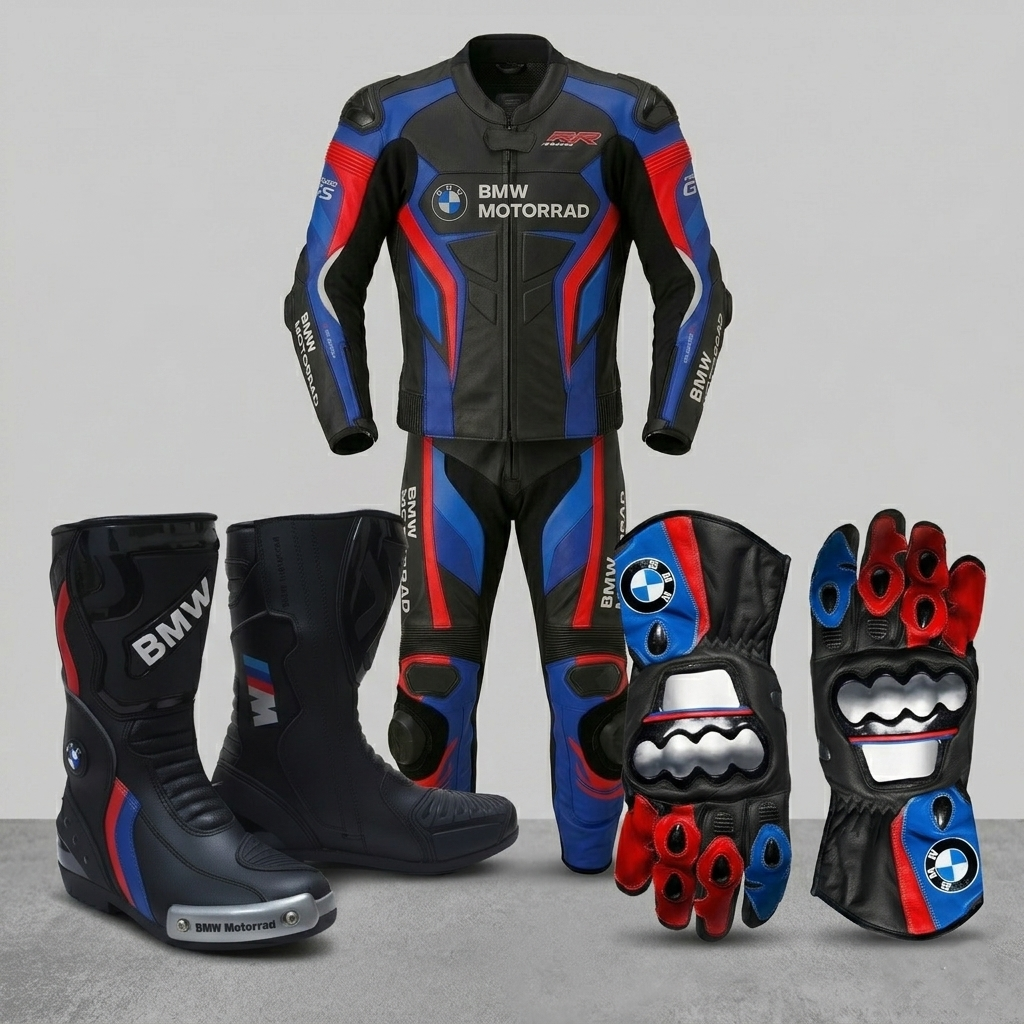 Full Body Cowhide Leather Racing Suit – Motorcycle Track Suit