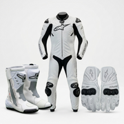 Premium Leather Motorbike Suit – CE Approved Protective Armor