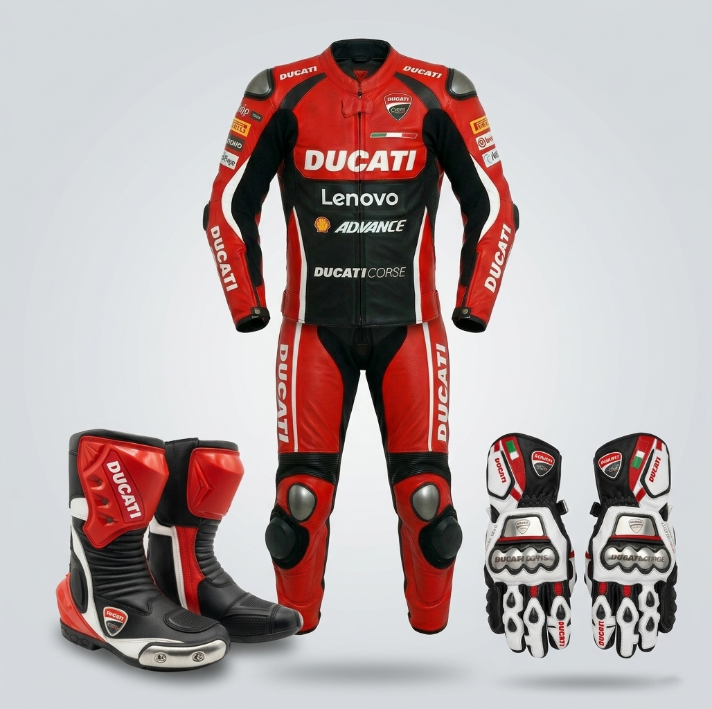 Cowhide Leather Motorcycle Racing Suit – Sport & Track Riding