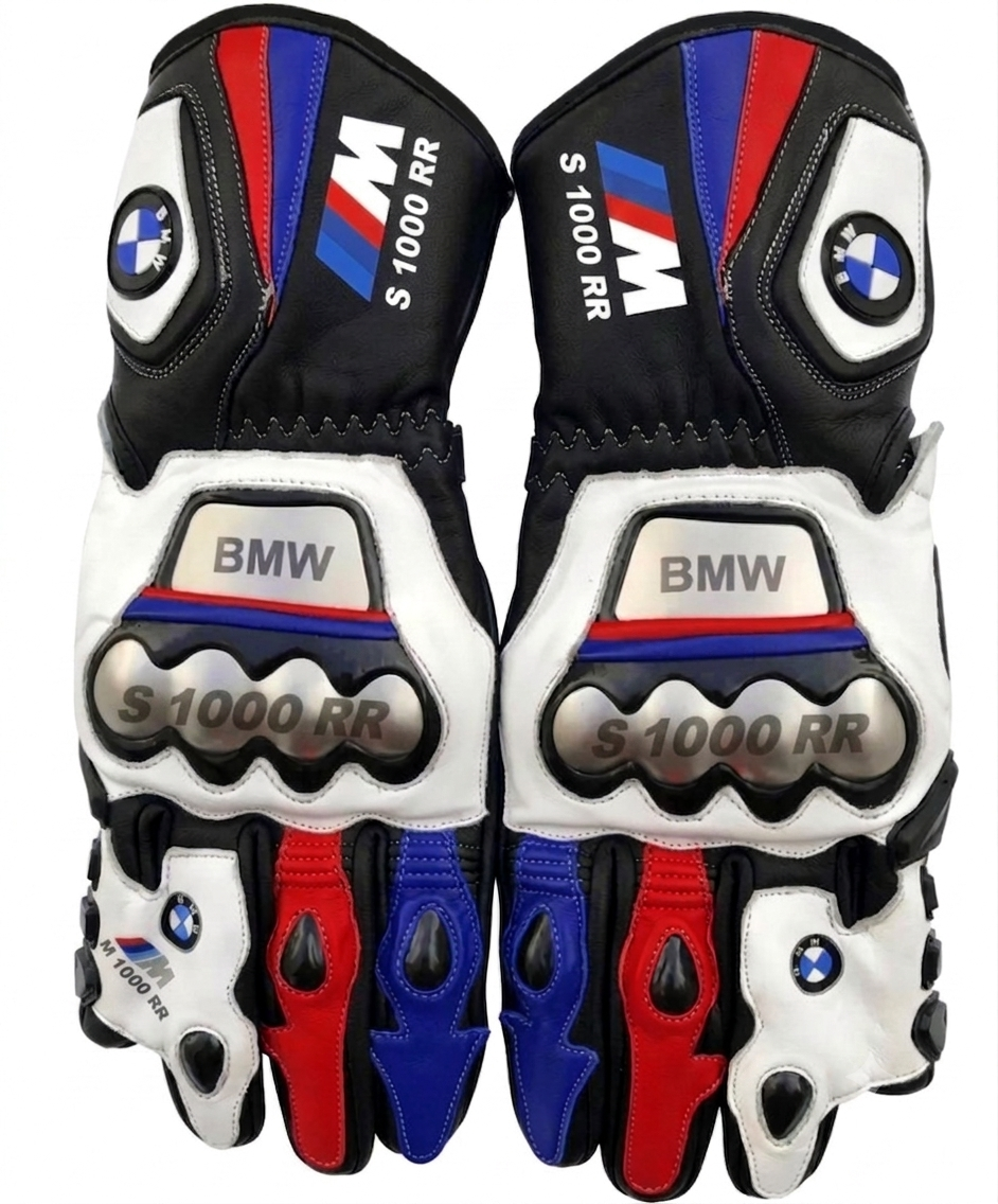Professional Leather Motorcycle Racing Gloves
