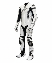 Motorbike Leather Racing Suit – White Racing Motorcycle Suit