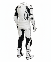 Motorbike Leather Racing Suit – White Racing Motorcycle Suit