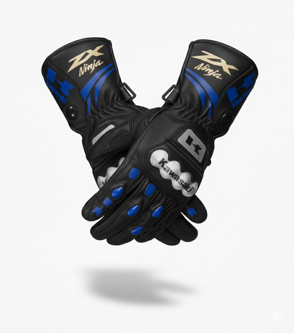 Premium Leather Motorcycle Racing Gloves