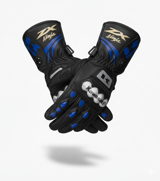 Premium Leather Motorcycle Racing Gloves