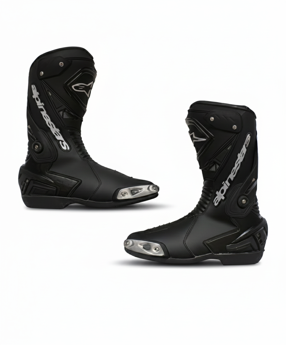 Premium Motorcycle Racing Boots – Leather Riding Shoes