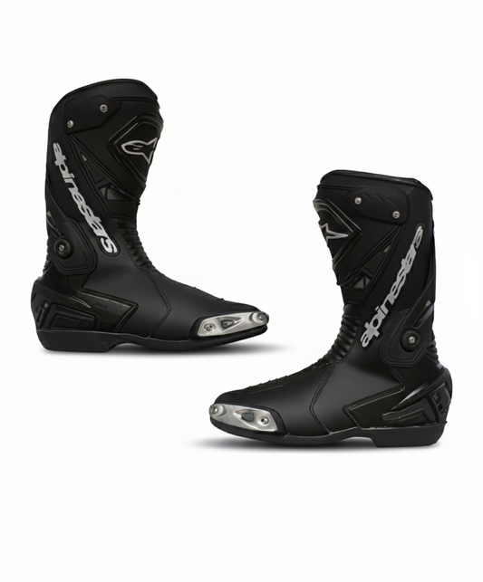 Premium Motorcycle Racing Boots – Leather Riding Shoes