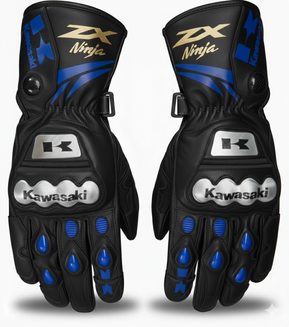 Premium Leather Motorcycle Racing Gloves