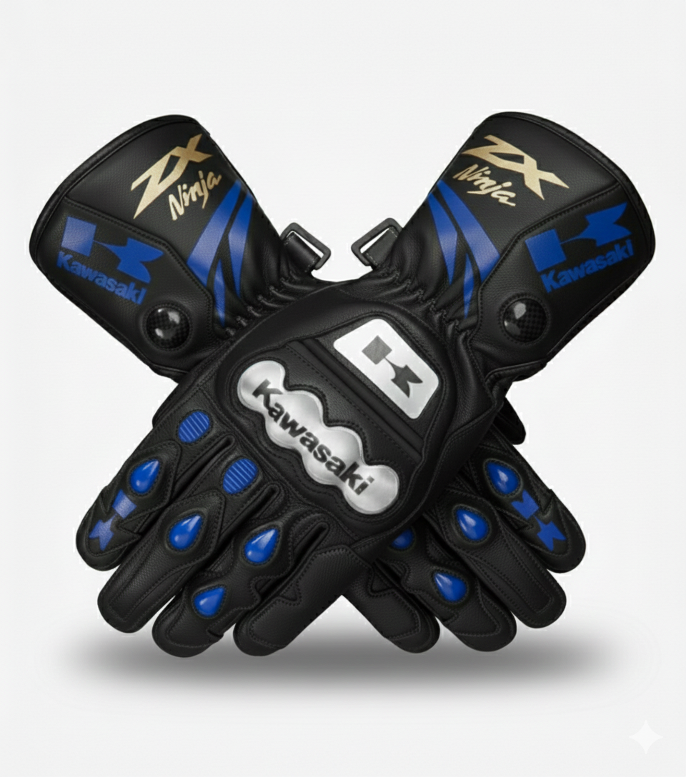 Premium Leather Motorcycle Racing Gloves