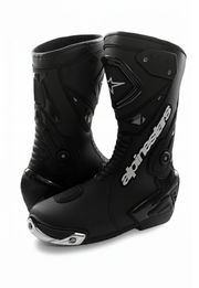 Premium Motorcycle Racing Boots – Leather Riding Shoes