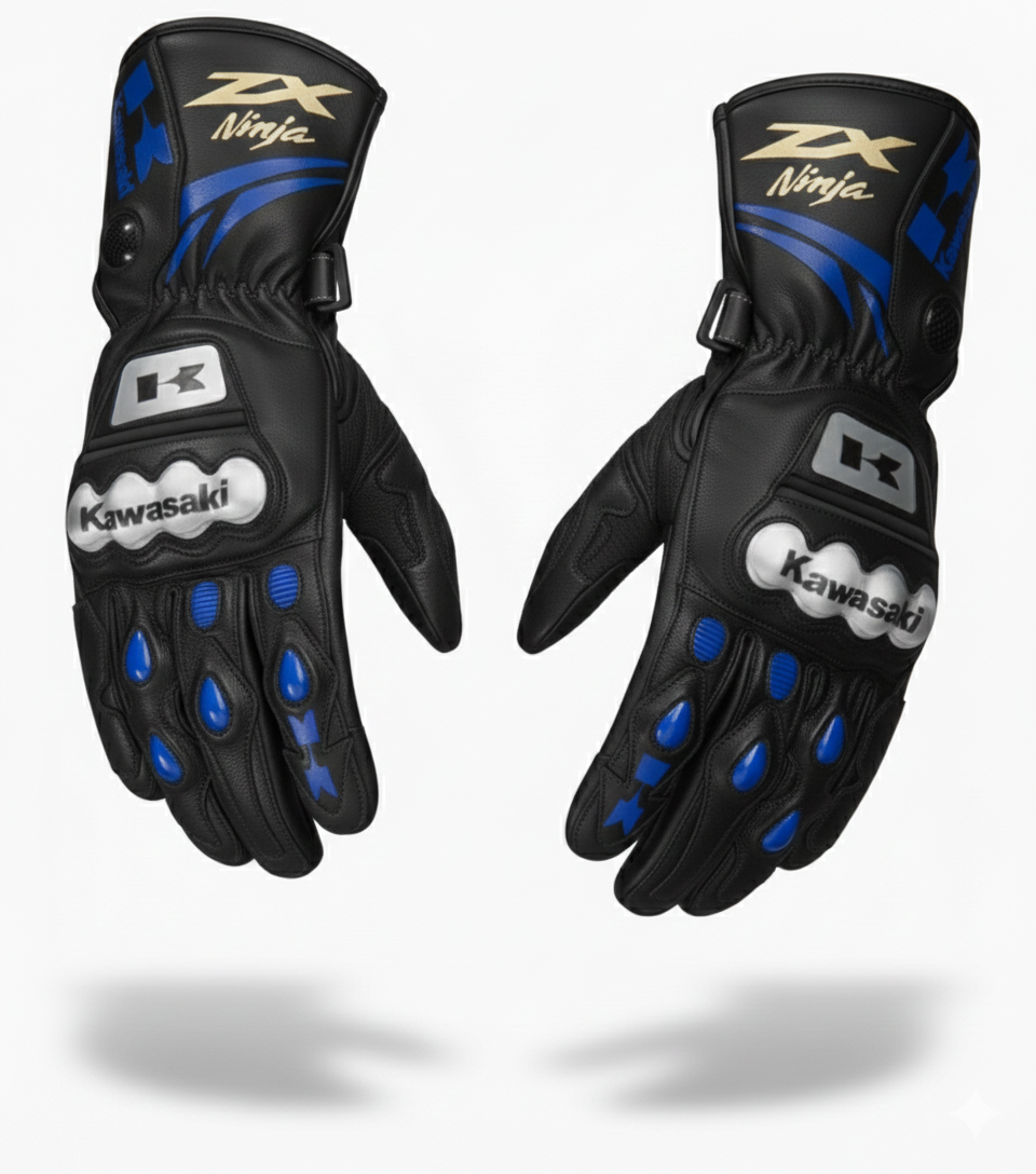 Premium Leather Motorcycle Racing Gloves