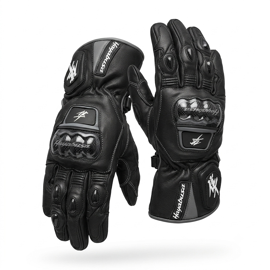 Premium Leather Motorcycle Racing Gloves