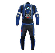 Motorbike Leather Racing Suit – Black Blue Riding Motorcycle Suit
