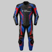 Full Body Protective Riding Suit – Black Blue Riding Motorcycle Suit