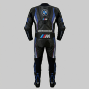 Motorbike Leather Racing Suit – Black Blue Riding Motorcycle Suit