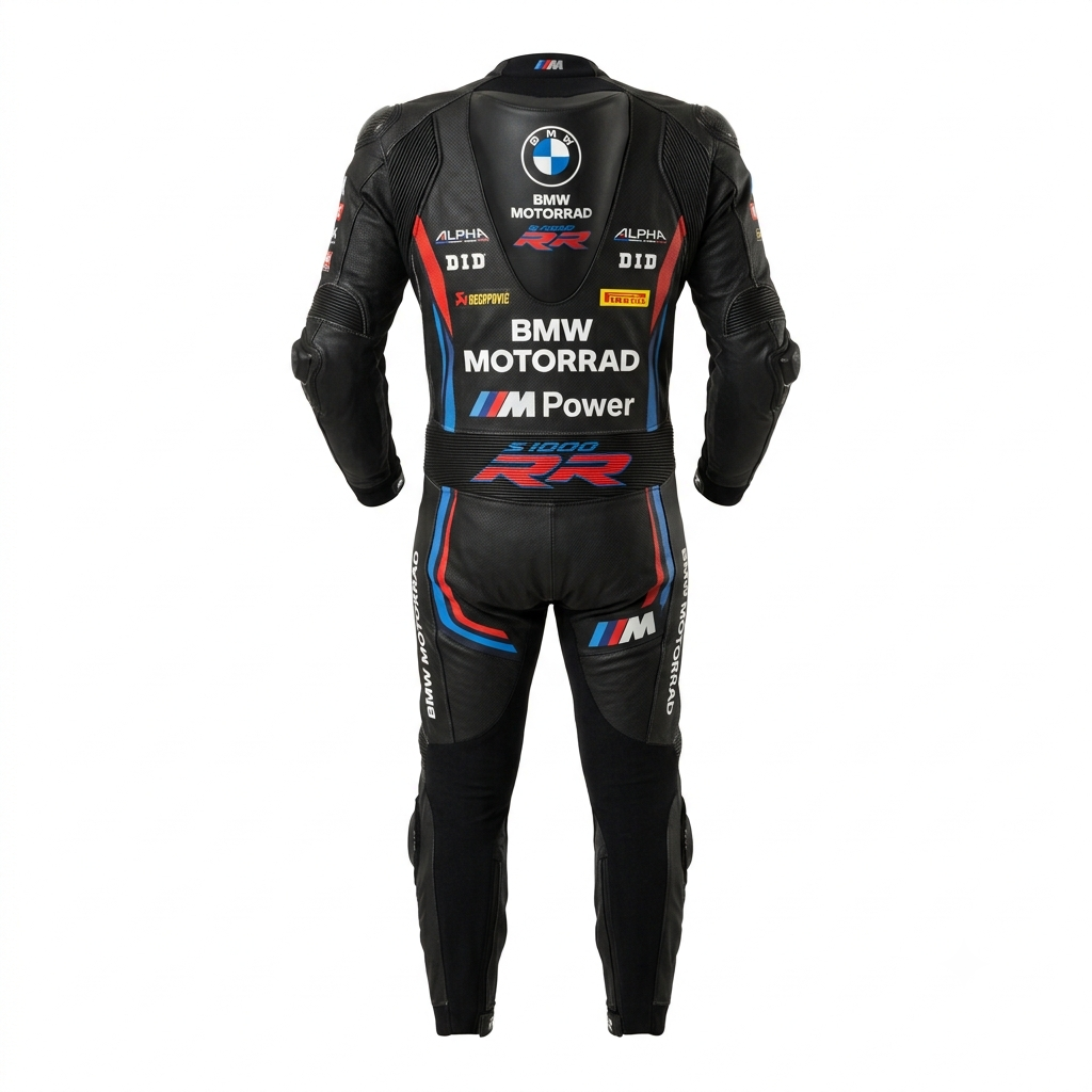 Leather Motorcycle Racing Suit Black – Sport Bike Track Riding Suit