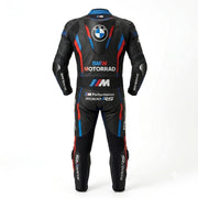 Premium Leather Protective Motorcycle Black Suit – Sport Bike Track Riding Suit