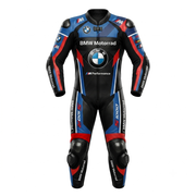 Premium Leather Protective Motorcycle Black Blue Red Suit – Sport Bike Track Riding Suit