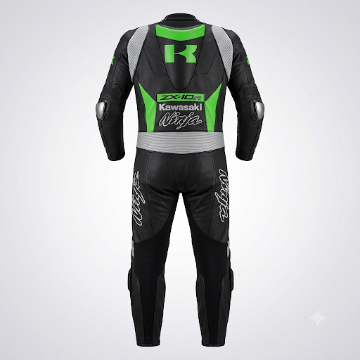 Men’s 1.3mm Leather Motorcycle Racing Suit – Protective Armor