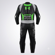 Men’s 1.3mm Leather Motorcycle Racing Suit – Protective Armor