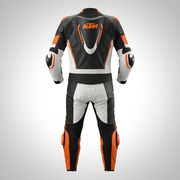 Full Body Cowhide Leather Racing Suit – Motorcycle Track Suit