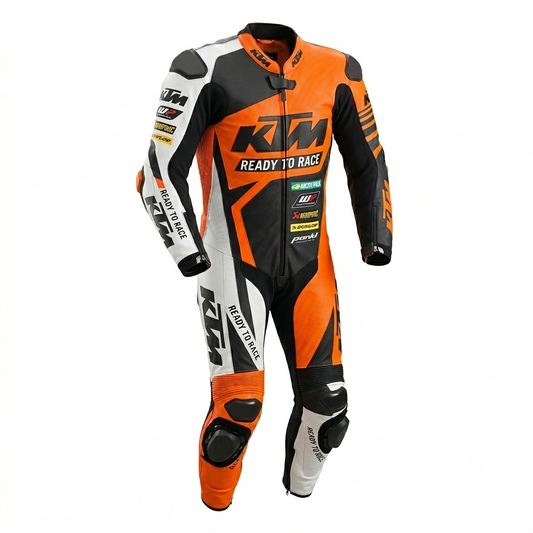 Premium Leather Motorbike Suit – CE Approved Protective Armor