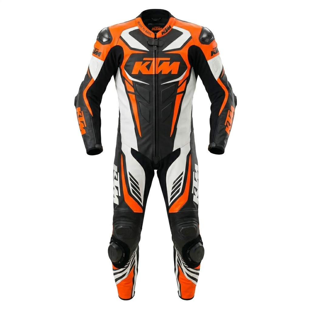 Cowhide Leather Motorcycle Racing Suit – Sport & Track Riding