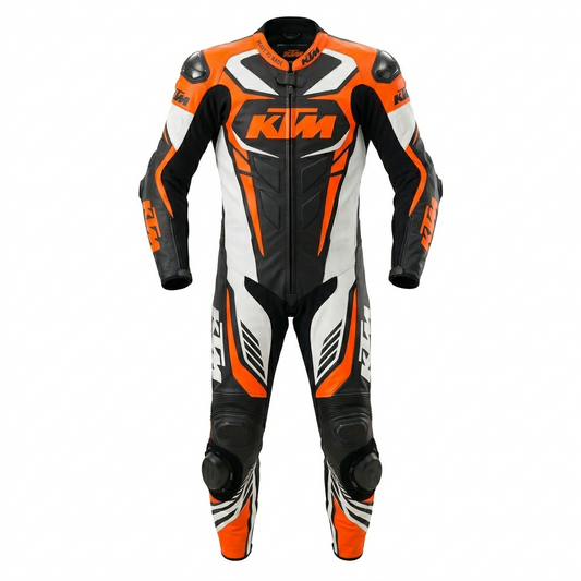 Cowhide Leather Motorcycle Racing Suit – Sport & Track Riding
