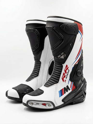 Premium Motorcycle Riding Boots – Leather Racing Design