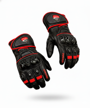 Premium Leather Motorcycle Racing Gloves