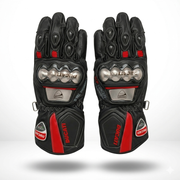 Motorcycle Leather Racing Gloves – Protective Riding Gloves