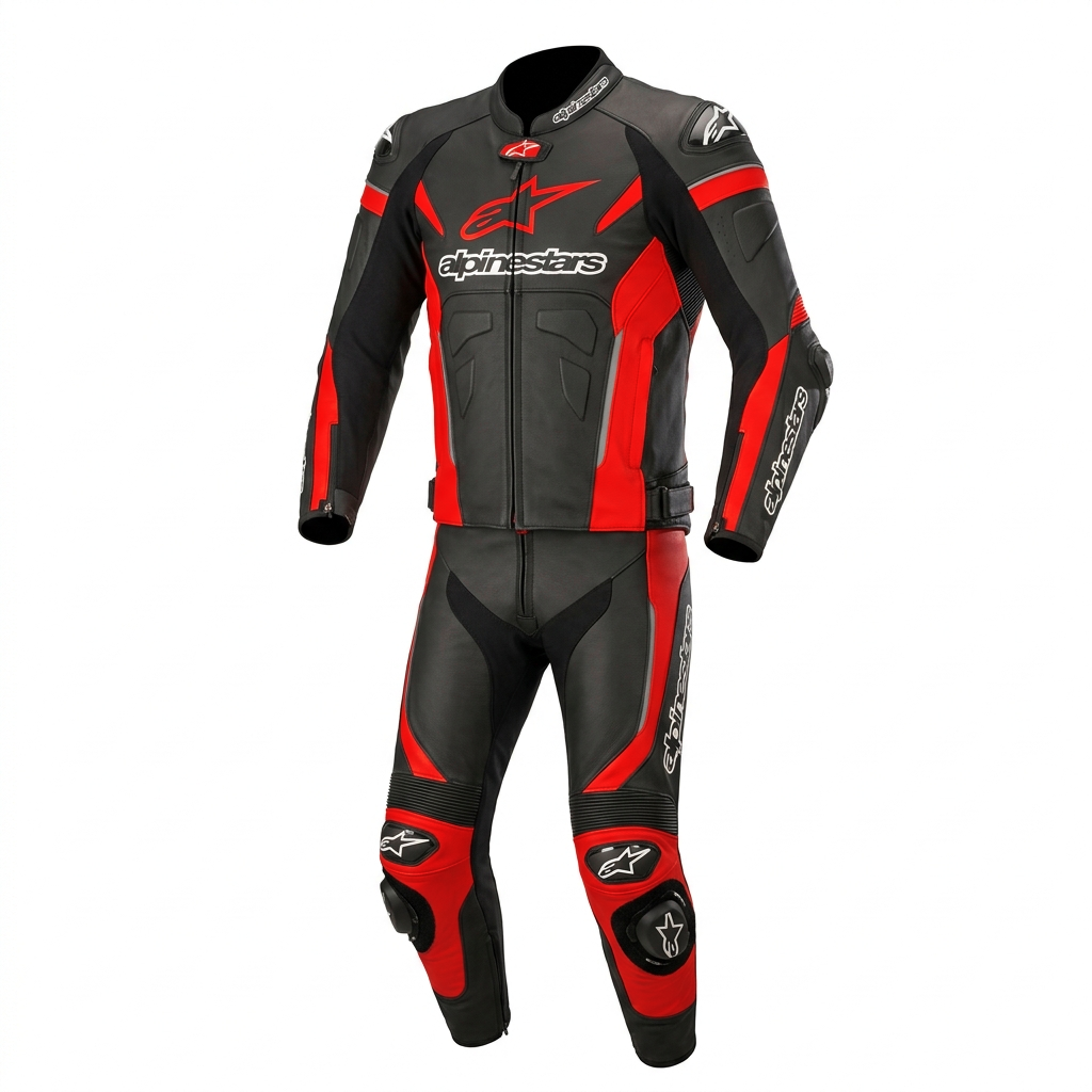 1.3mm Cowhide Leather Motorcycle Racing Suit – CE Armor