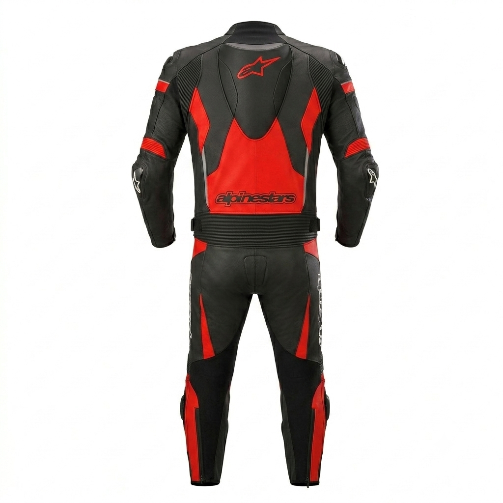 1.3mm Cowhide Leather Motorcycle Racing Suit – CE Armor