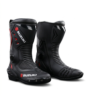 Premium Motorcycle Racing Boots – Leather Riding Shoes