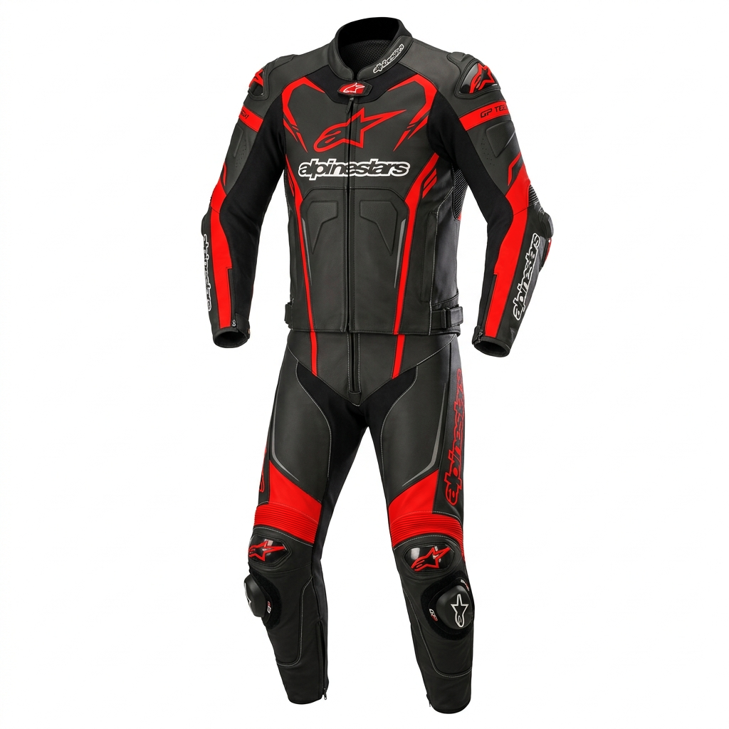 Premium Cowhide Leather Motorbike Racing Suit – CE Approved