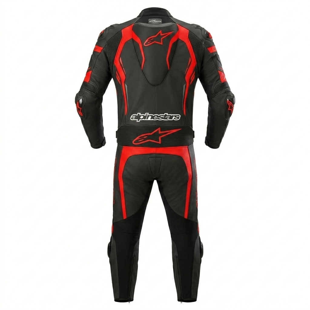 Premium Cowhide Leather Motorbike Racing Suit – CE Approved
