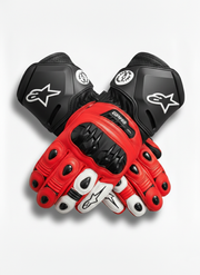 Premium Leather Motorcycle Racing Gloves
