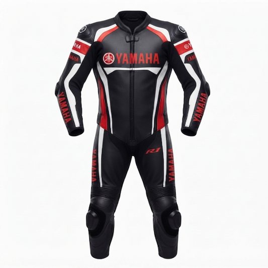 Full Body Cowhide Leather Racing Suit – Motorcycle Track Suit