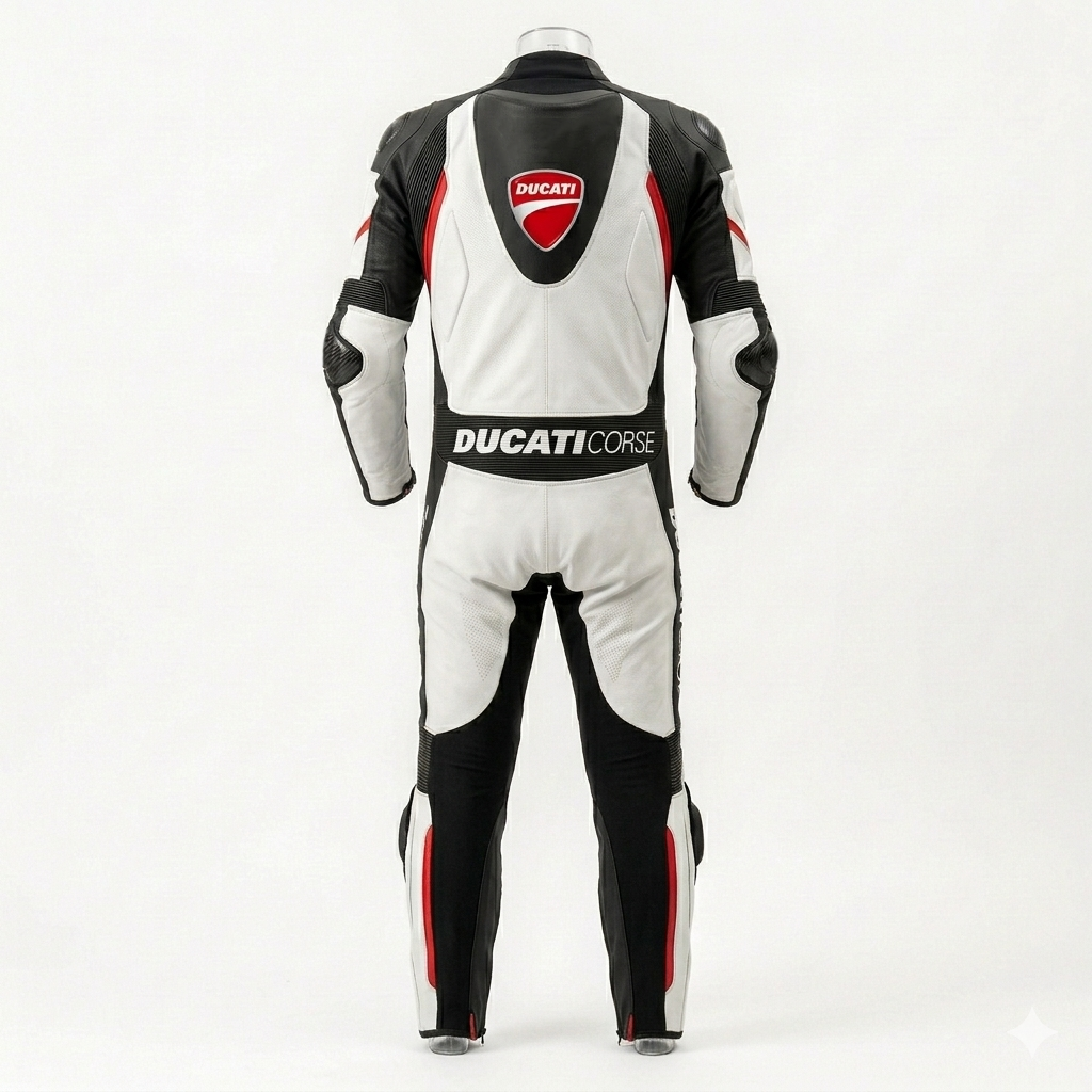 1.3mm Cowhide Leather Motorcycle Racing Suit – CE Armor