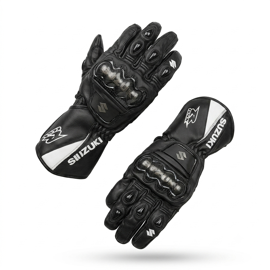 Leather Motorbike Riding Gloves – Sport & Track Gloves
