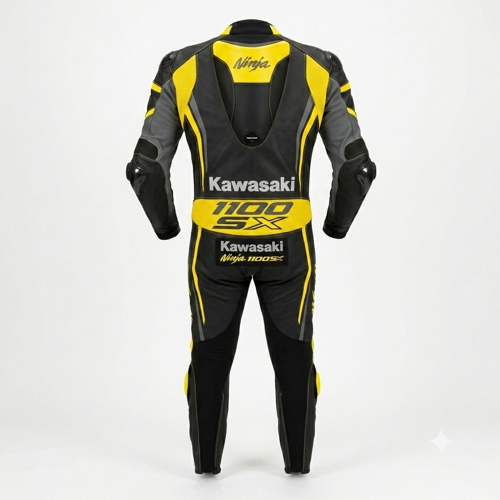 1.3mm Cowhide Leather Motorcycle Racing Suit – CE Armor